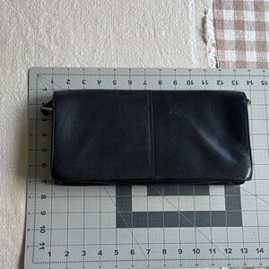 Bechamel Black Leather Clutch Wallet